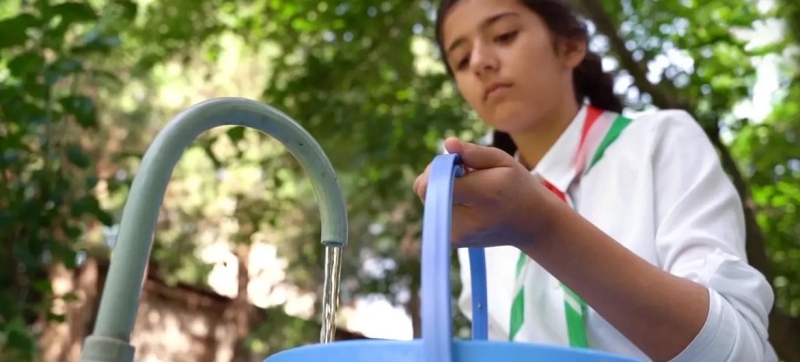 Youth help ensure access to sufficient clean water in Central Asia