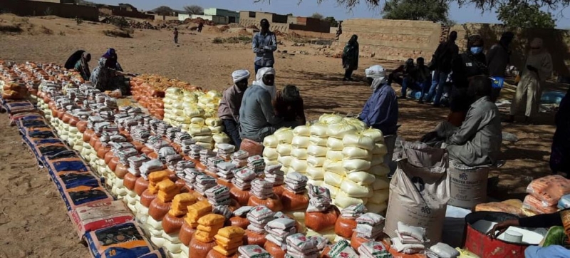The UN was able to deliver food aid to Darfur for the first time in months