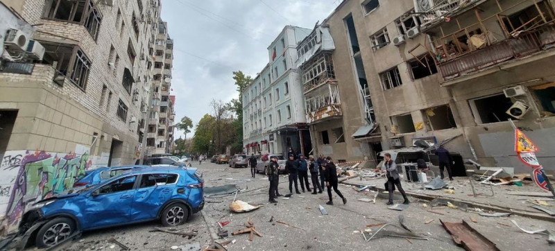 The UN humanitarian coordinator in Ukraine condemned the attacks on Kharkiv and the Kharkiv region