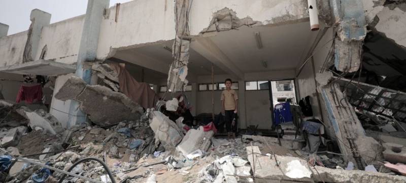 Two-thirds of schools in Gaza have been hit since the conflict began