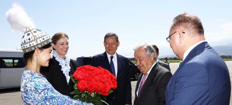 UN Secretary General arrived in Kazakhstan