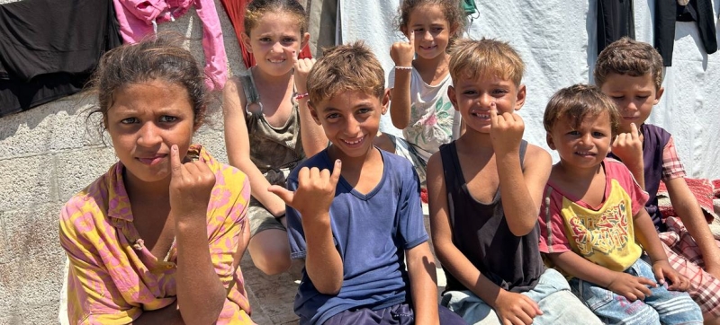 Gaza: Second phase of polio vaccination campaign begins in southern Gaza