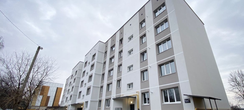 Residential building restored in Borodyanka with UN support