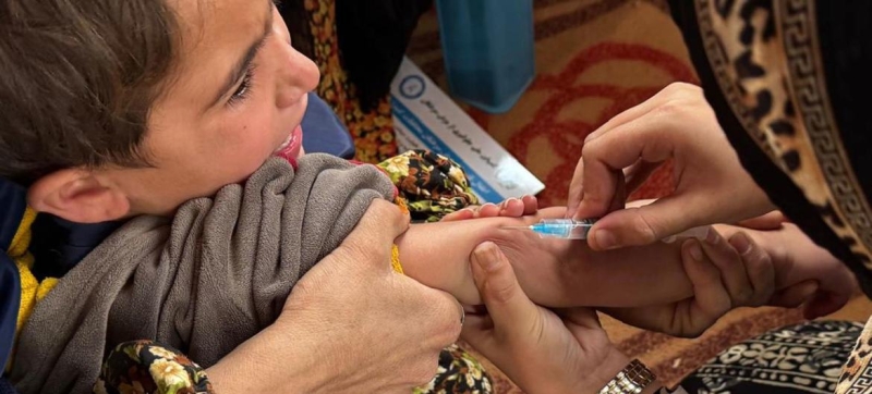 Afghanistan: thanks to the efforts of WHO and UNICEF, almost 9 million children were vaccinated against measles