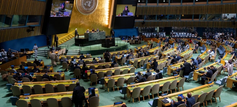 The UN General Assembly adopted a resolution declaring the slave trade a grave crime against humanity