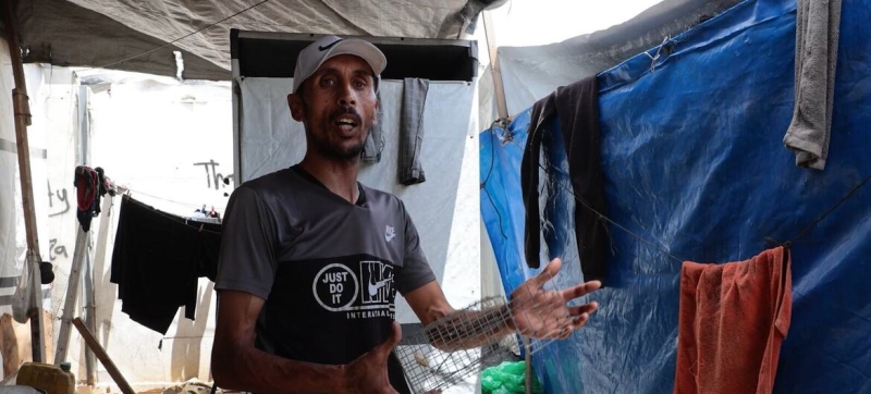 People in Gaza camps are at risk of disease due to poor sanitation and rat infestations.